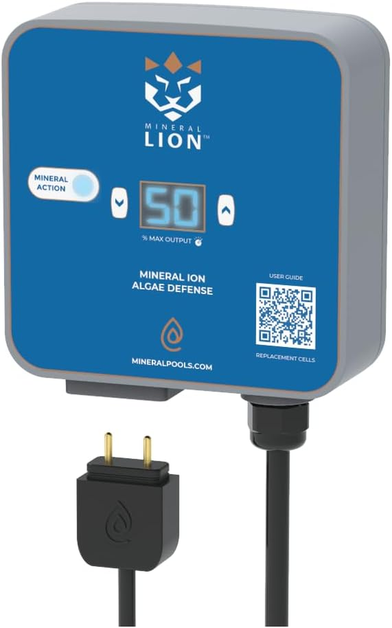 Mineral Lion Pool Ionizer by Clearblue Ionizer - Self-Cleaning, Inline Pool Ionizer Works in All Sun Conditions - Nothing Floating in Your Pool - Installs in 30 Minutes (25,000 Gallons) image number 5