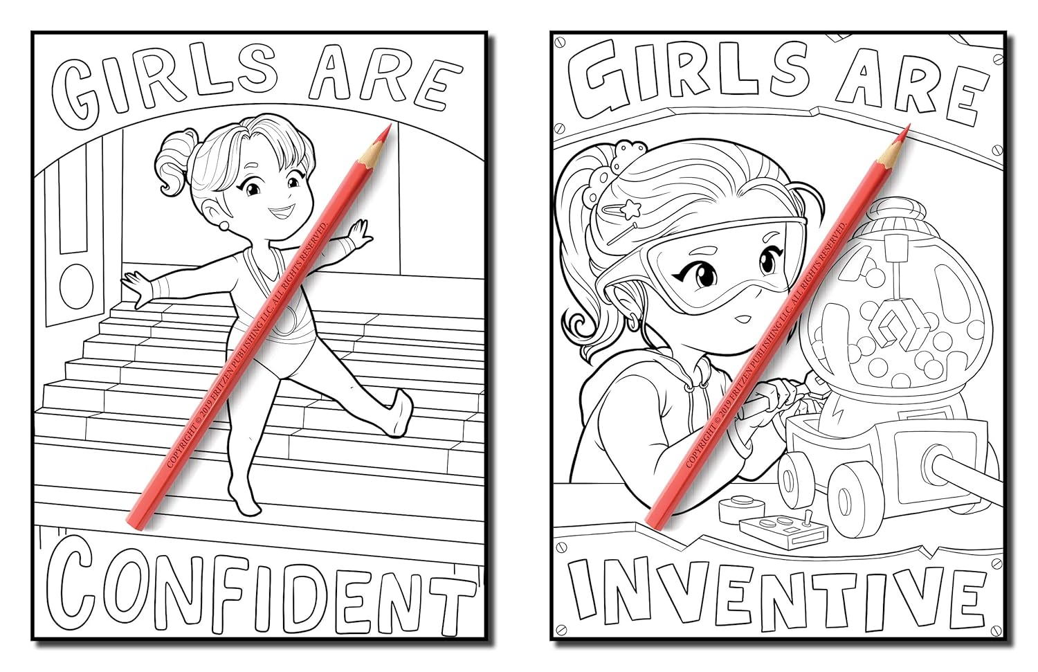 Girls Are Amazing: an Inspirational Coloring Book for Girls to Motivate, Encourage and Build Confidence image number 2