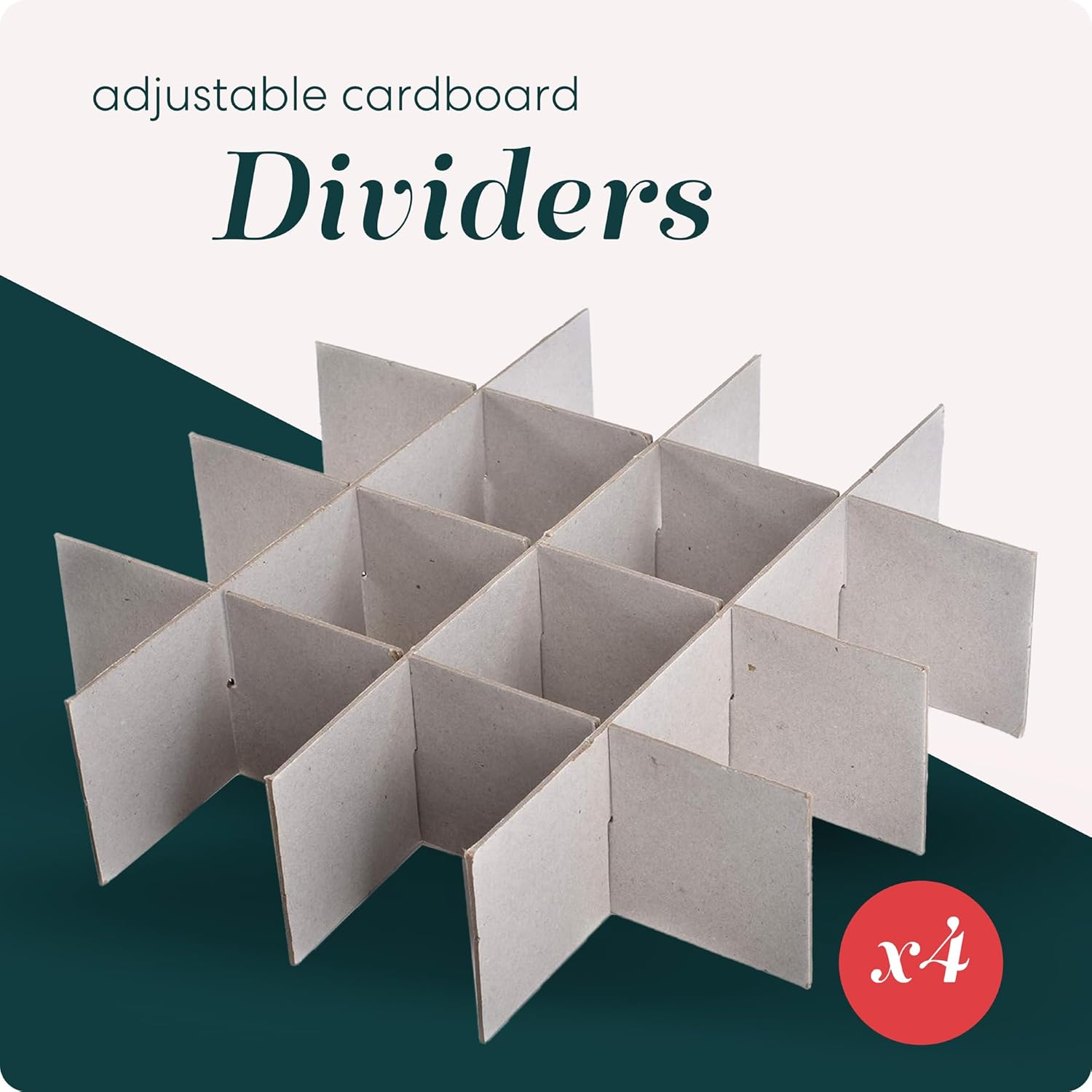 Christmas Ornament Storage - Stores up to 64 Holiday Ornaments, Adjustable Dividers, Covered Top, Two Handles. Attractive Storage Box Keeps Holiday Decorations Clean and Dry for Next Season. (Red) image number 4