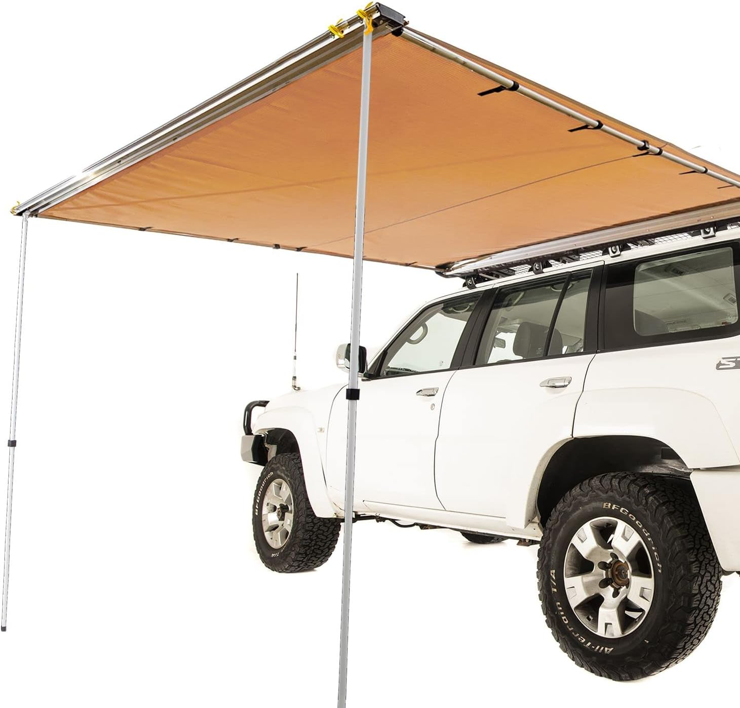 Adventure Kings 2X2.5M Car Side Awning Waterproof + Awning Mounting Brackets image number 1
