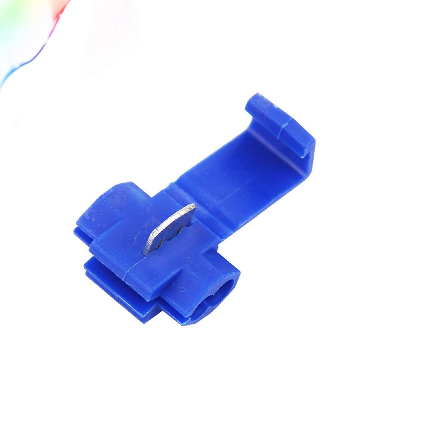 50Pcs Quick Splice Connectors Lock Wire Electrical Cable Connectors Quick Splice Terminals Crimp Red/Yellow/Blue