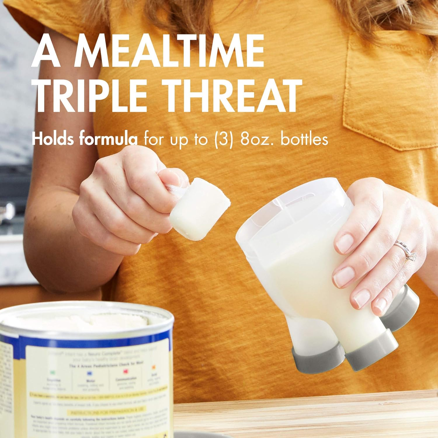 Boon&reg; Tripod&reg; Formula Container + Mix Silicone Formula Mixer image number 4