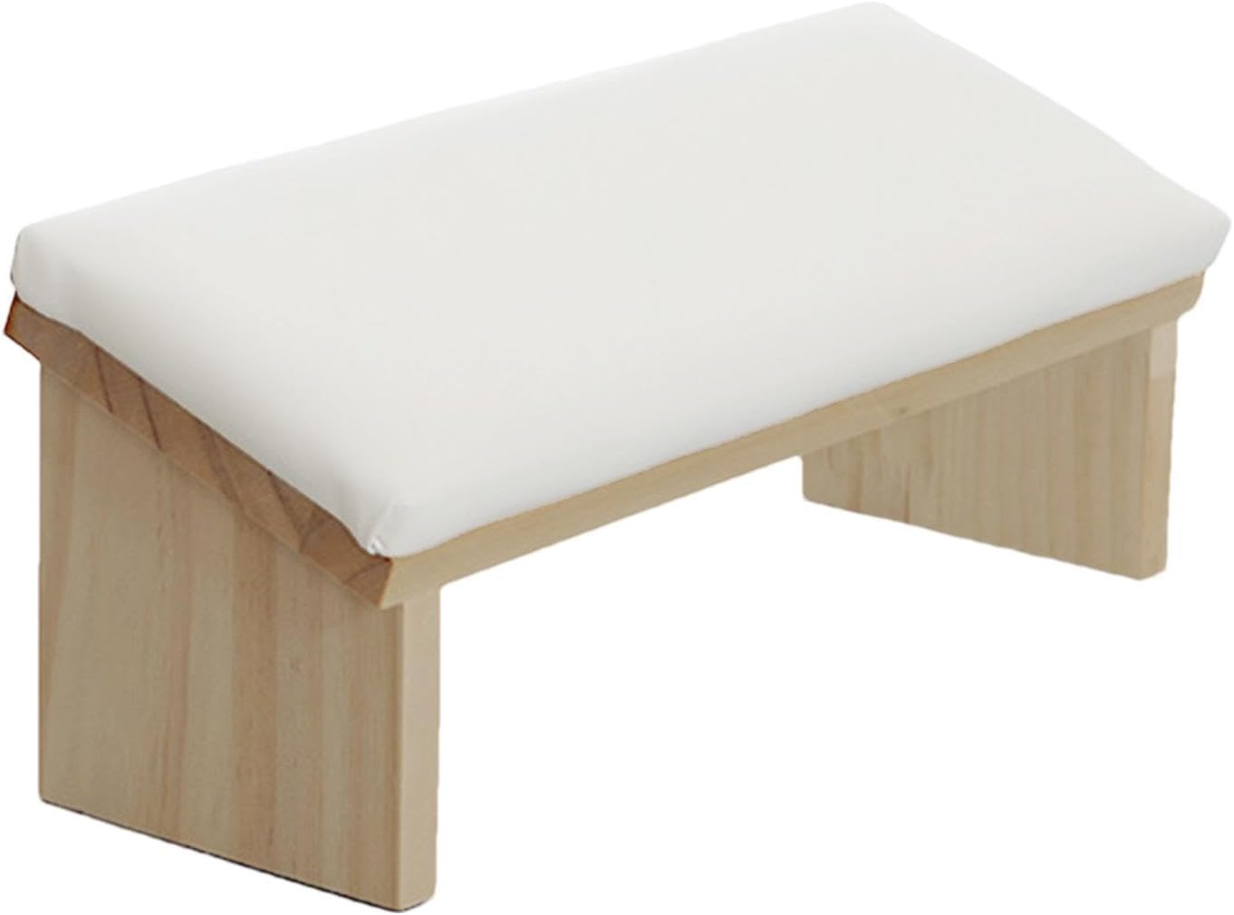 Arm Rest for Nail Technology - Wood Design Design Pave Manicure Pave Wood PU Leather | Comfortable Angled Hand Pillow for Nail Polishing, Ro Art Stand