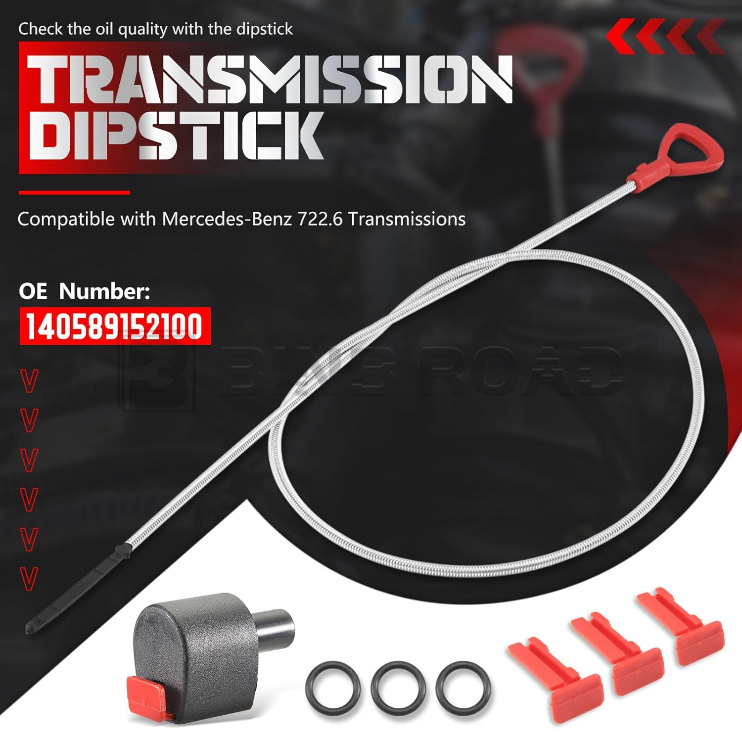 Transmission Dipstick Transmission Fluid Dipstick Tool Kit 140589152100 Compatible with Mercedes-Benz 722.6 Transmissions image number 3