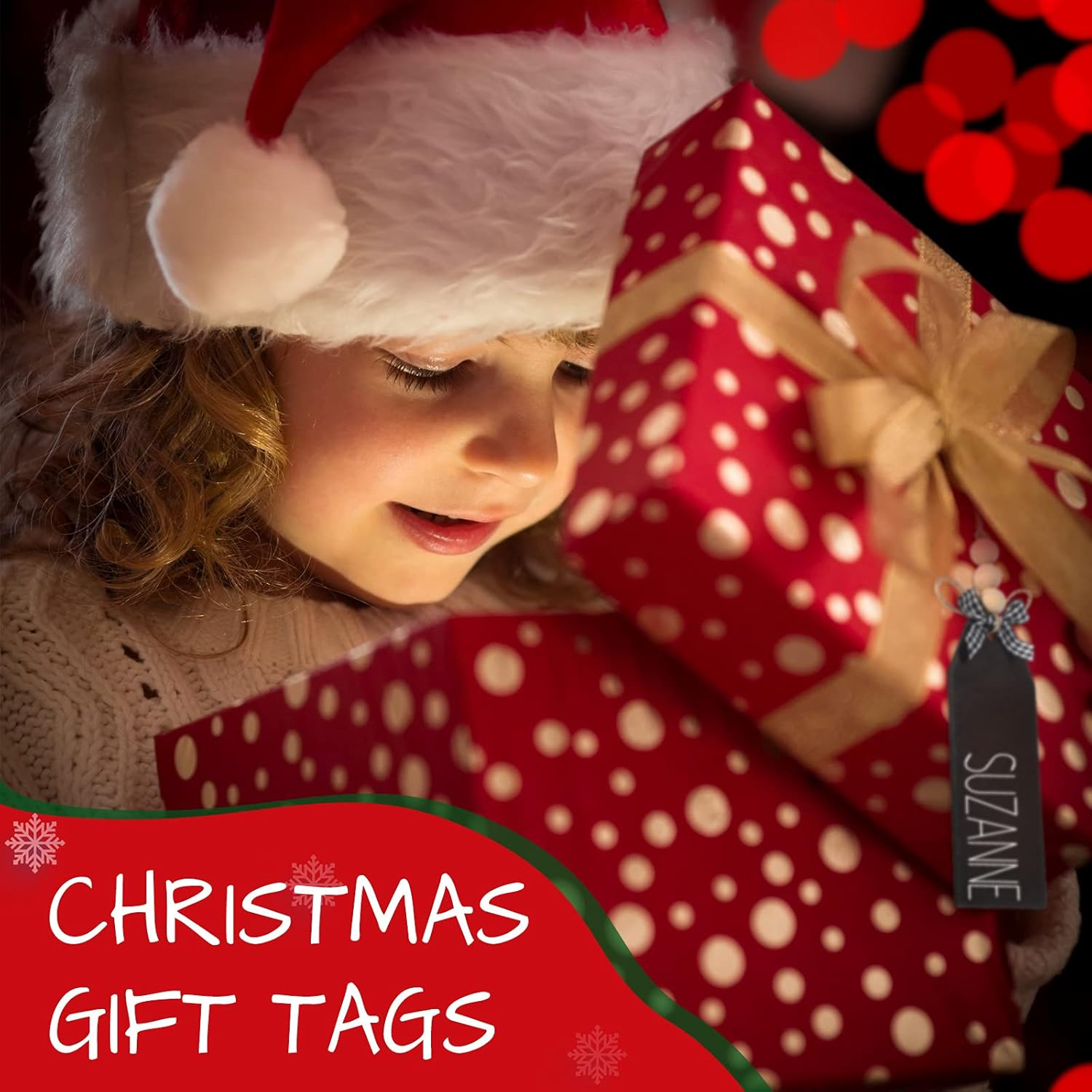 18 Pieces Christmas Wood Stocking Name Tags DIY Stocking Signs Personalized Farmhouse Stockings Name Tag with Buffalo Check Bows for Christmas Closet Xmas Hanging Decoration(Dark Color) - 12, Multi Color image number 4