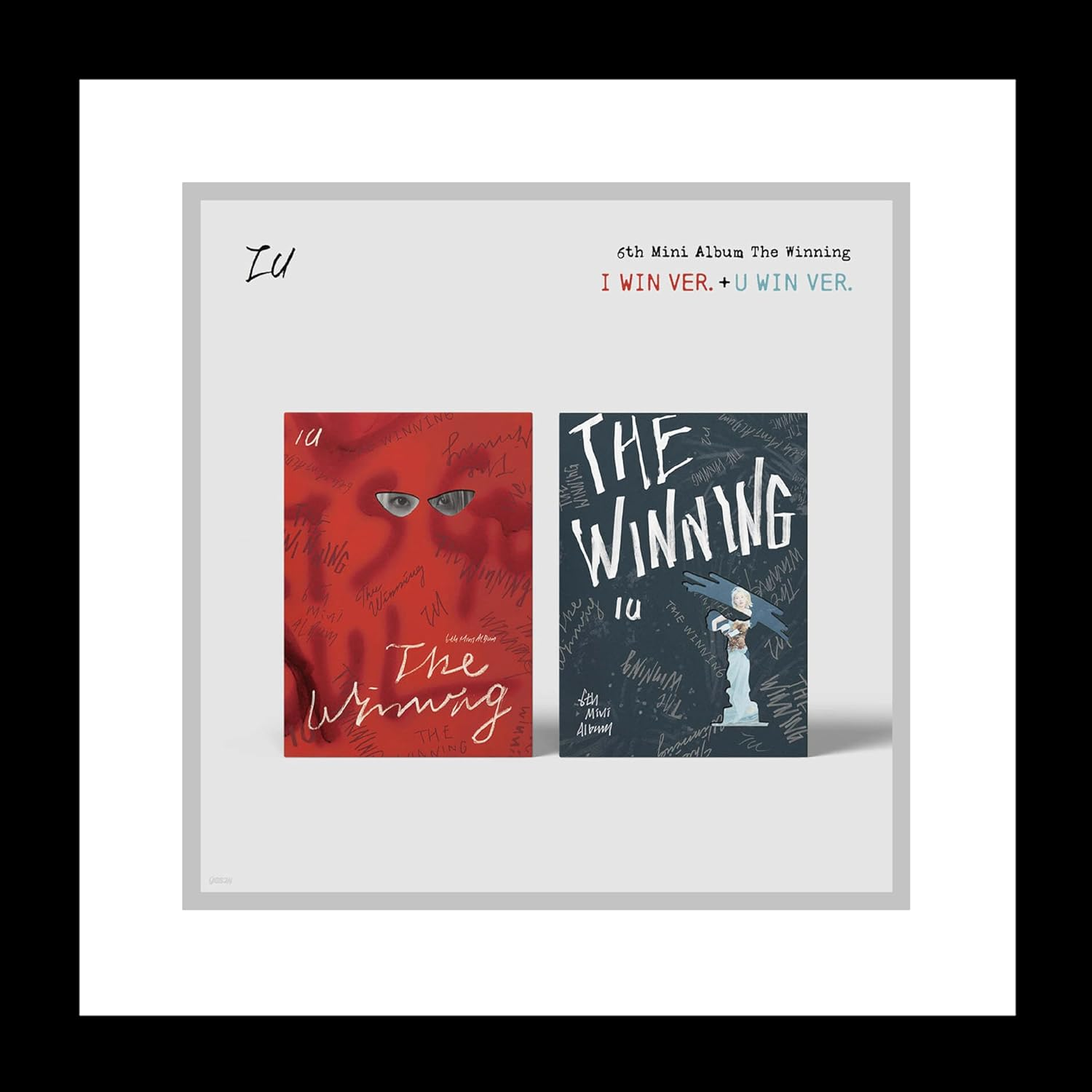 IU the Winning 6Th Mini Album Cd+Photobook+Accordion Photocard+Mugshot Photocard+Crossword Puzzle Postcard+Logo Sticker+Hidden Message Card+Photocard+Tracking Sealed (Set(I Win+U Win)) image number 3