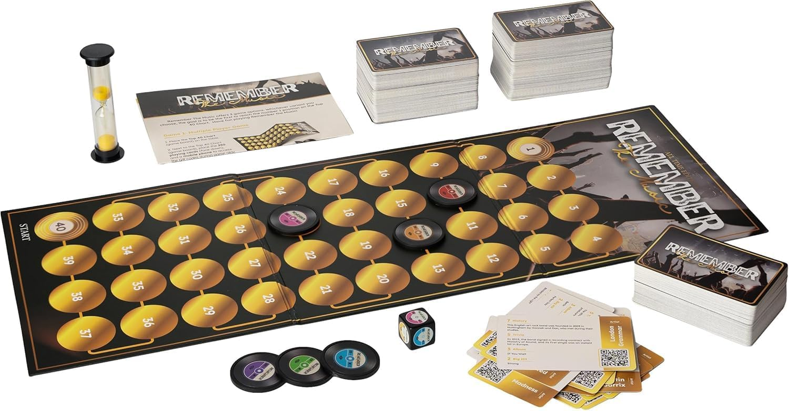 All TIME Edition. Fun Family Music Trivia Game! Race to the Top of the Charts! image number 6