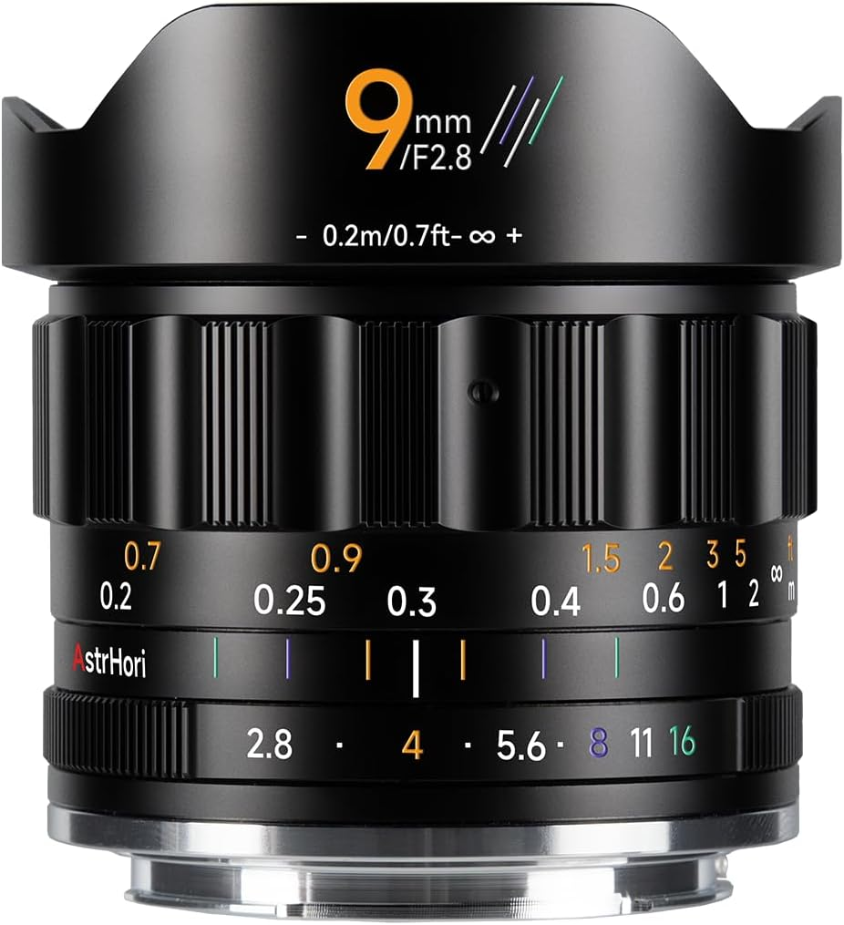 Astrhori 9Mm F2.8 APS-C Ultra Wide Angle Lens Compatible with Olympus and Panasonic Micro Four Thirds MFT M4/3 Cameras image number 4