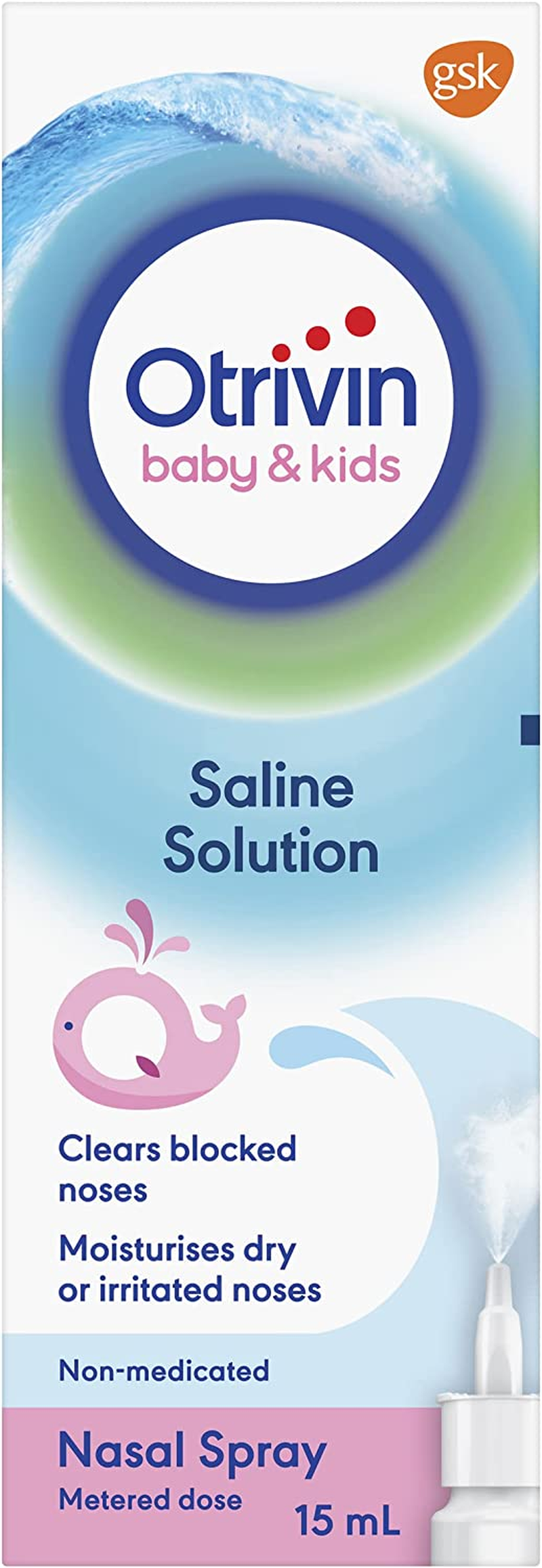 Otrivin Baby & Kids Nasal Spray for Relief of Nasal Congestion and Blocked Nose, 15Ml image number 5