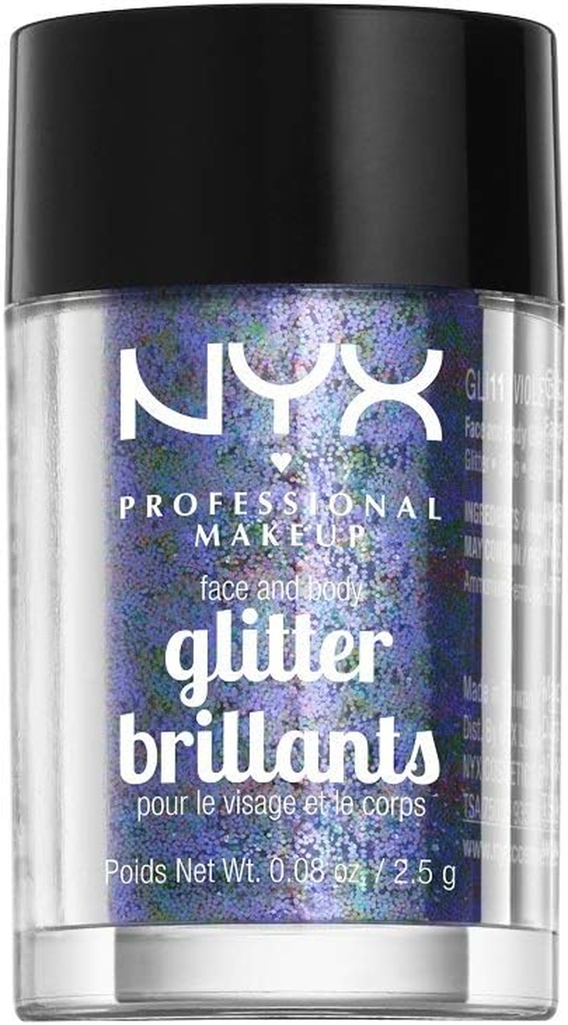 NYX PROFESSIONAL MAKEUP Face & Body Glitter, Crystal image number 4