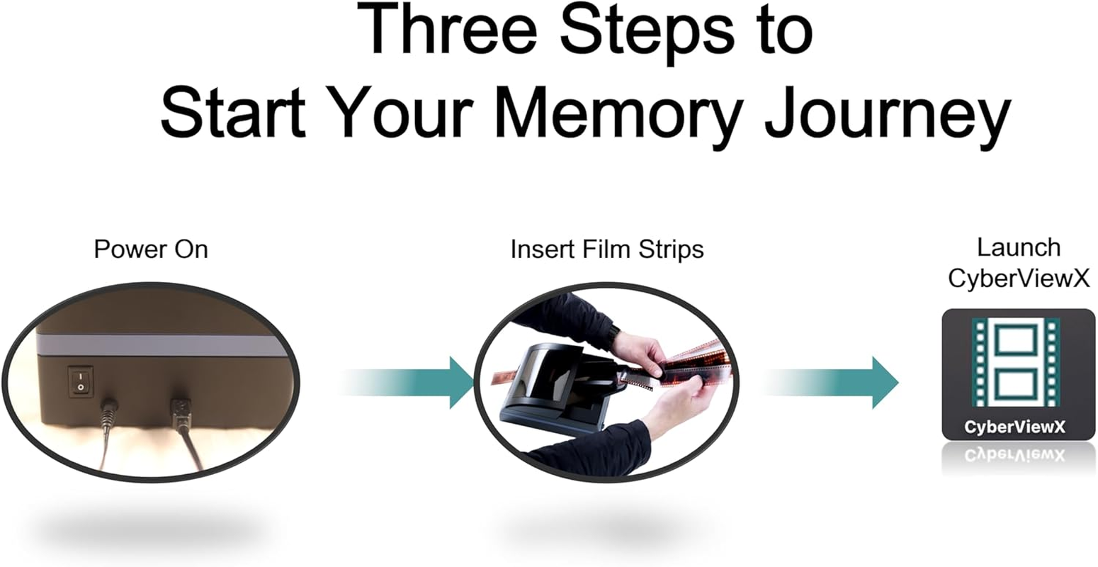 Pacific Image Electronics Powerfilm plus 35Mm Film Scanner Auto Batch Scan Negative/Positive Filmstrips up to 10 Film Strips/Maximum 60 Frames in One Batch 7200 Dpi/True Color Mac/Pc image number 5