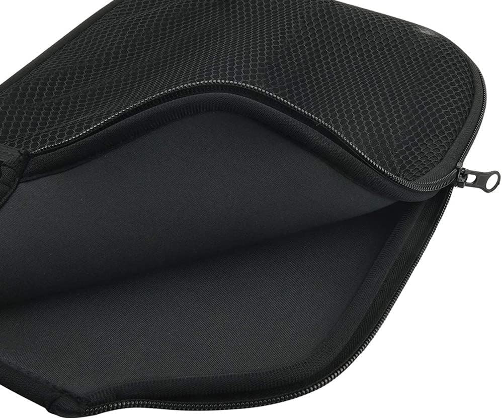 Pack of 2 Neoprene Racket Case Table Tennis Racket Case with Mesh Bag Handle Storage Bag image number 4