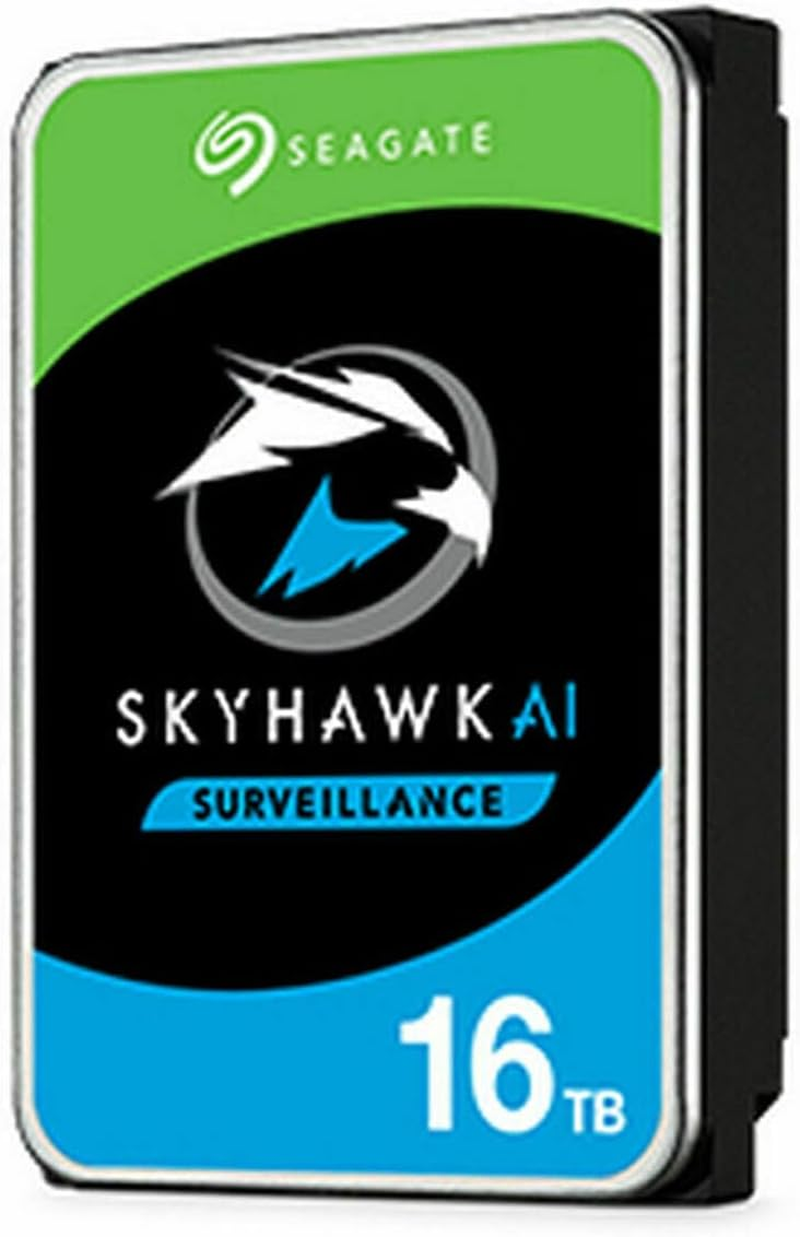 Seagate Skyhawk AI ST16000VE002 - Hard Drive - 16 TB - Internal - 3.5" - SATA 6Gb/S - Buffer: 256 MB - with 3 Years Rescue Data Recovery image number 1