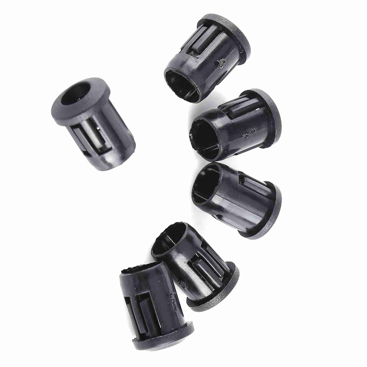 3Mm 5Mm 8Mm 10Mm LED Sockets, 50Pcs Lamp Socket Diode Holder Plastic Black Clamp/Holder Bezel Mount for Household (5Mm) image number 5