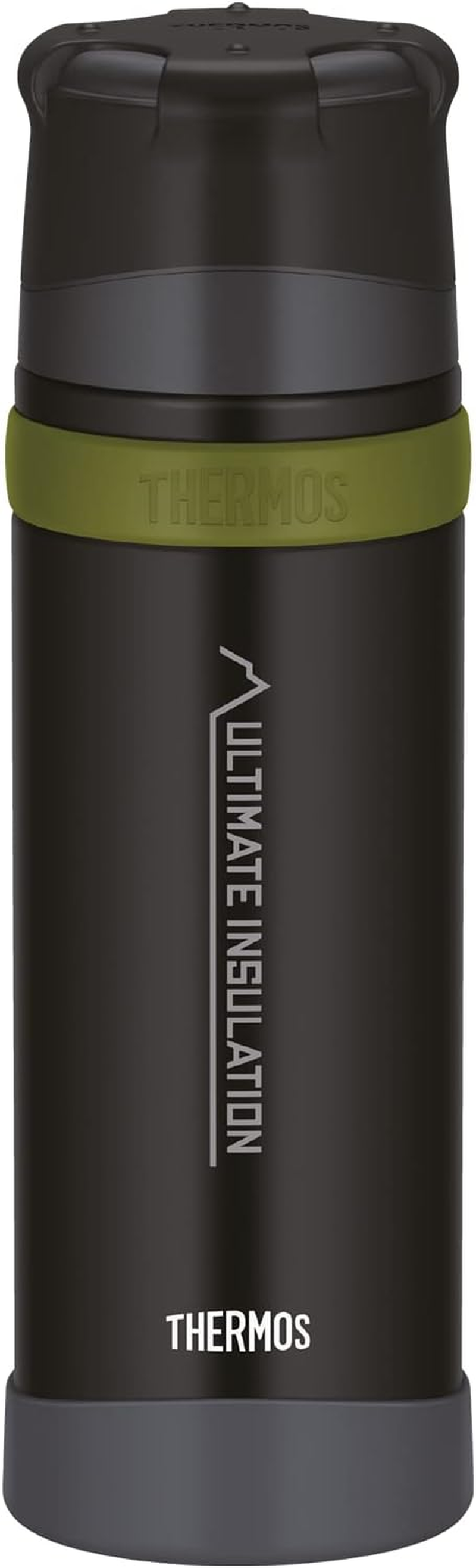 Thermos Flask, Stainless Steel, Charcoal Black Mat, 0,7 Liter image number 1