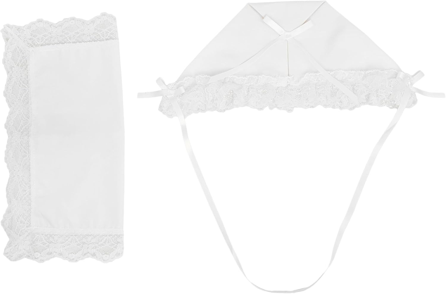 Christening Bonnet to Trousseau Hankie - Narrow Lace image number 2