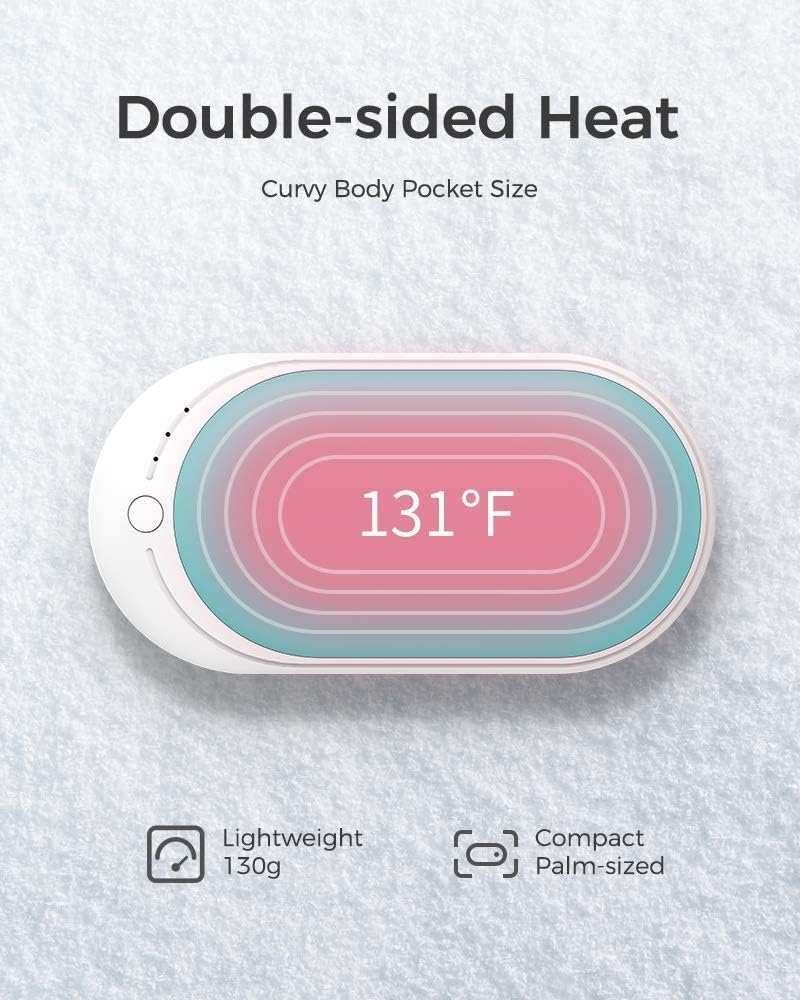 OCOOPA Hand Warmers Rechargeable, 1 Pack 5200Mah Electric Portable Pocket Heater, Heat Therapy Great for Raynauds, Hunting, Golf, Camping, Women Mens Gifts image number 1