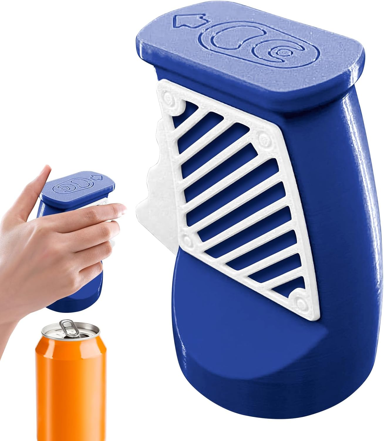 3D Printed Beverage Can Opener, Jar Cover Remover, Soda Top Opener, with Compact and Lightweight, Reduces Wrist Strain, Blue, Green, Purple, for Kitchen, Home, Travel image number 3