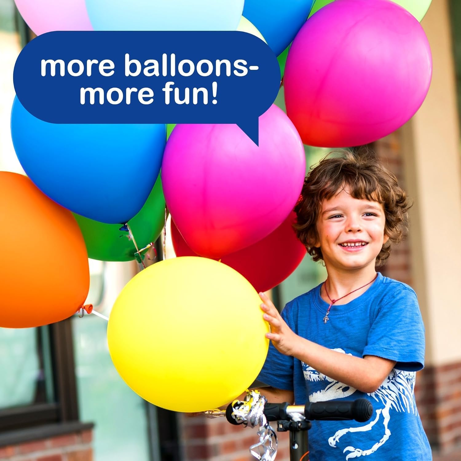 Latex Balloon Assorted Color, Set of 120, 12 Inch for Helium or Air Use, Thickened Balloons for Baby Shower Birthday Grad Party Arch Stand Decorations - Extra Thick Quality