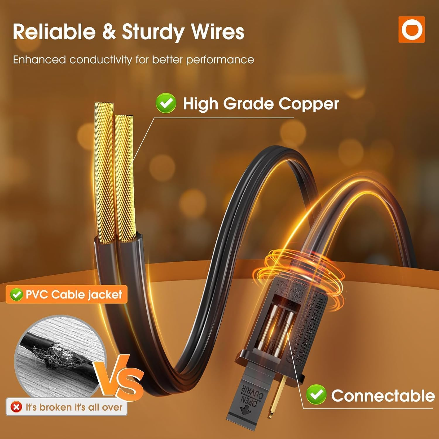 31M Festoon Lights Outdoor with 31 Bulbs+2 Spares S14 LED Outdoor String Lights,Connectable Christmas String Lights, Ip65Waterproof and Shatterproof Fairy Lights for Garden, Party, Yard, 2700K image number 6