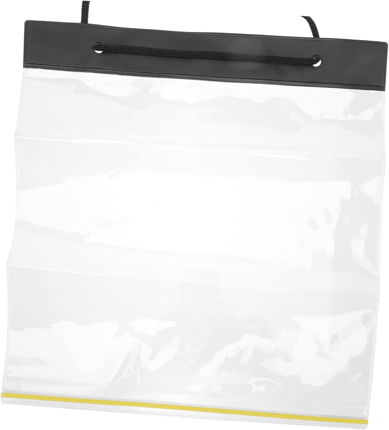 DIYEAH Waterproof Map Case File Document Bag PVC Drawstring Pouch Foldable Travel Organizer for Outdoor Training School Office Use image number 4