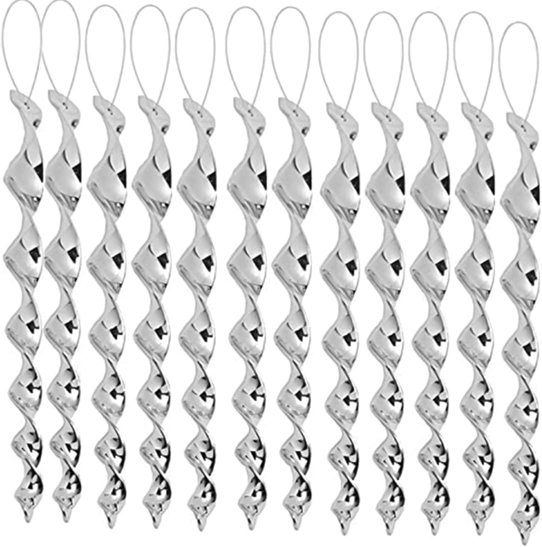 Bird Wind Twisting Scare Rods Reflective Ornamental Spiral Device (12") (Set of 12) image number 3