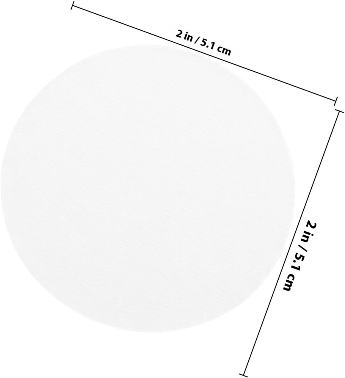 100Pcs round Disposable Coffee Filter Papers 51Mm for Espresso, Drip, Vietnamese, Portable Press and Stovetop Pot &ndash; Food-Grade Paper Coffee Filters for Home Brewing