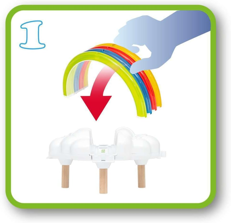 BRIO My First Rwy Light up Rainbow Set 11 Pieces image number 3