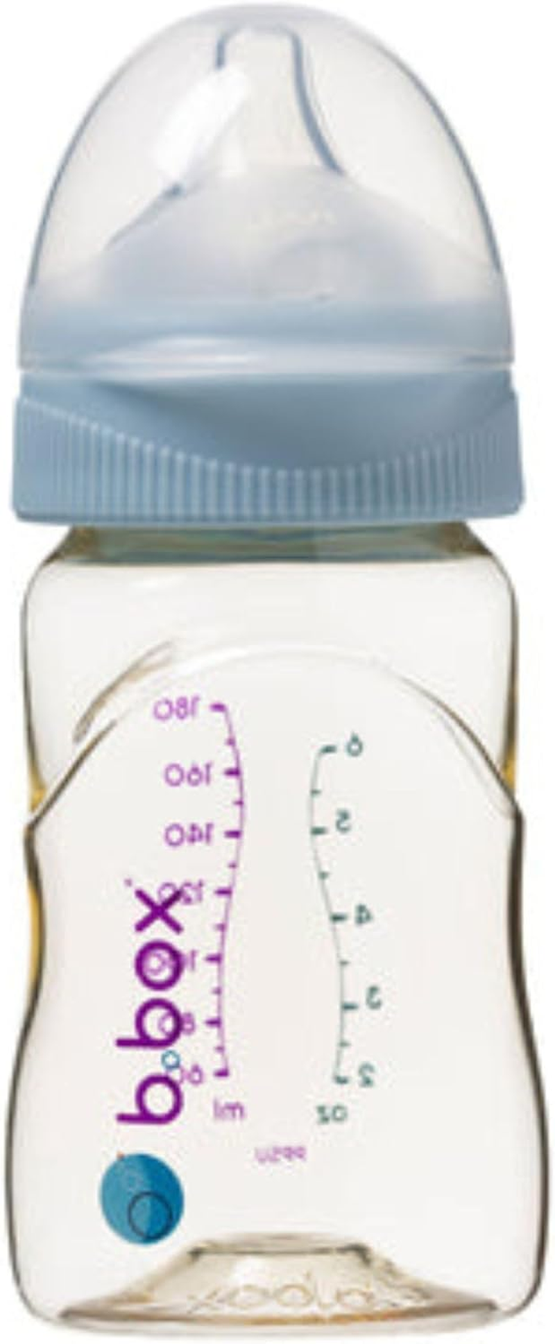 B.Box PPSU Breastfed Baby Bottle, Sage, 180 Ml Capacity