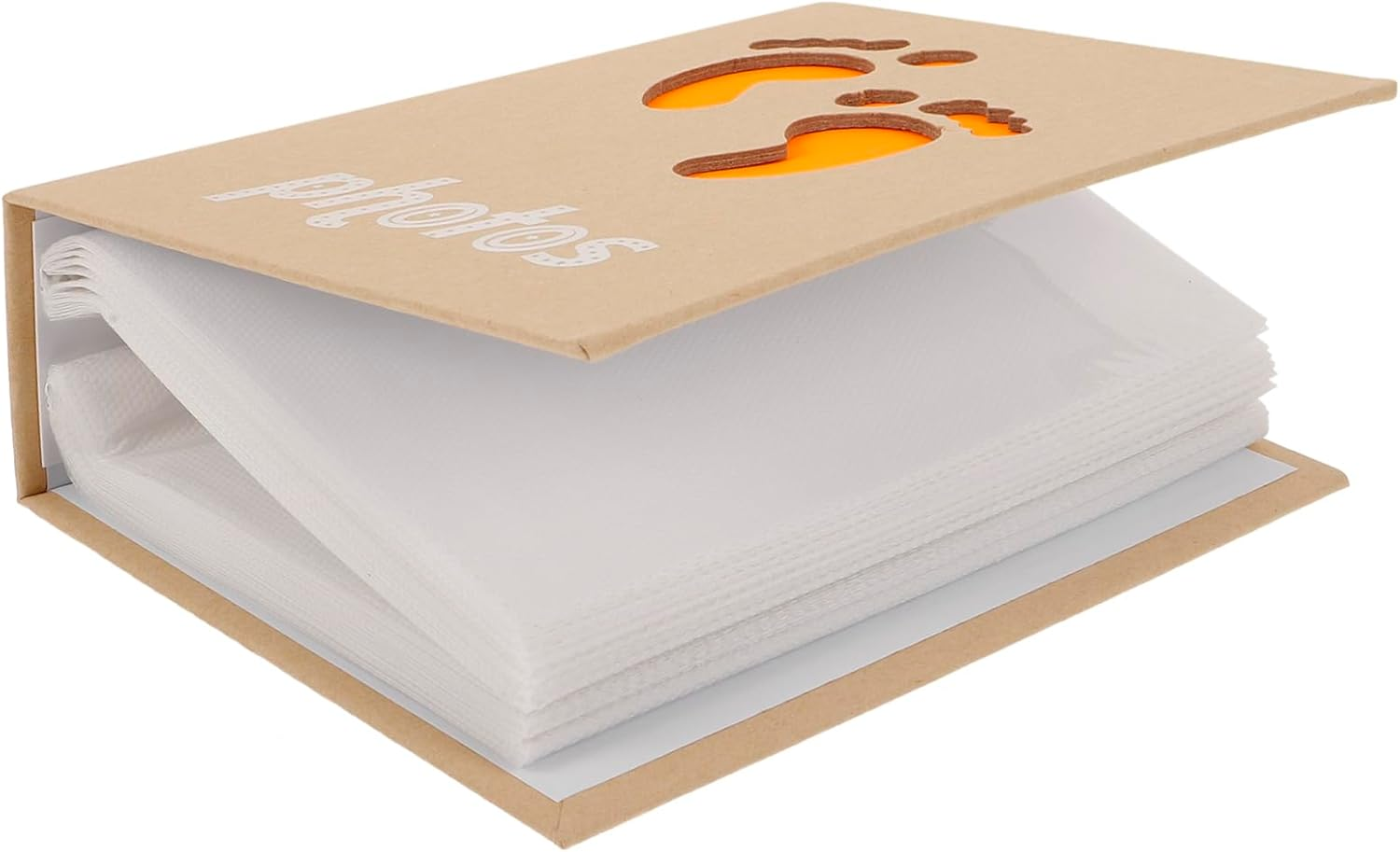 VICASKY Cute Photo Album Keepsake Picture Album for Newborn Memories Design Durable Material for Girl Celebrations Milestone Moments image number 1