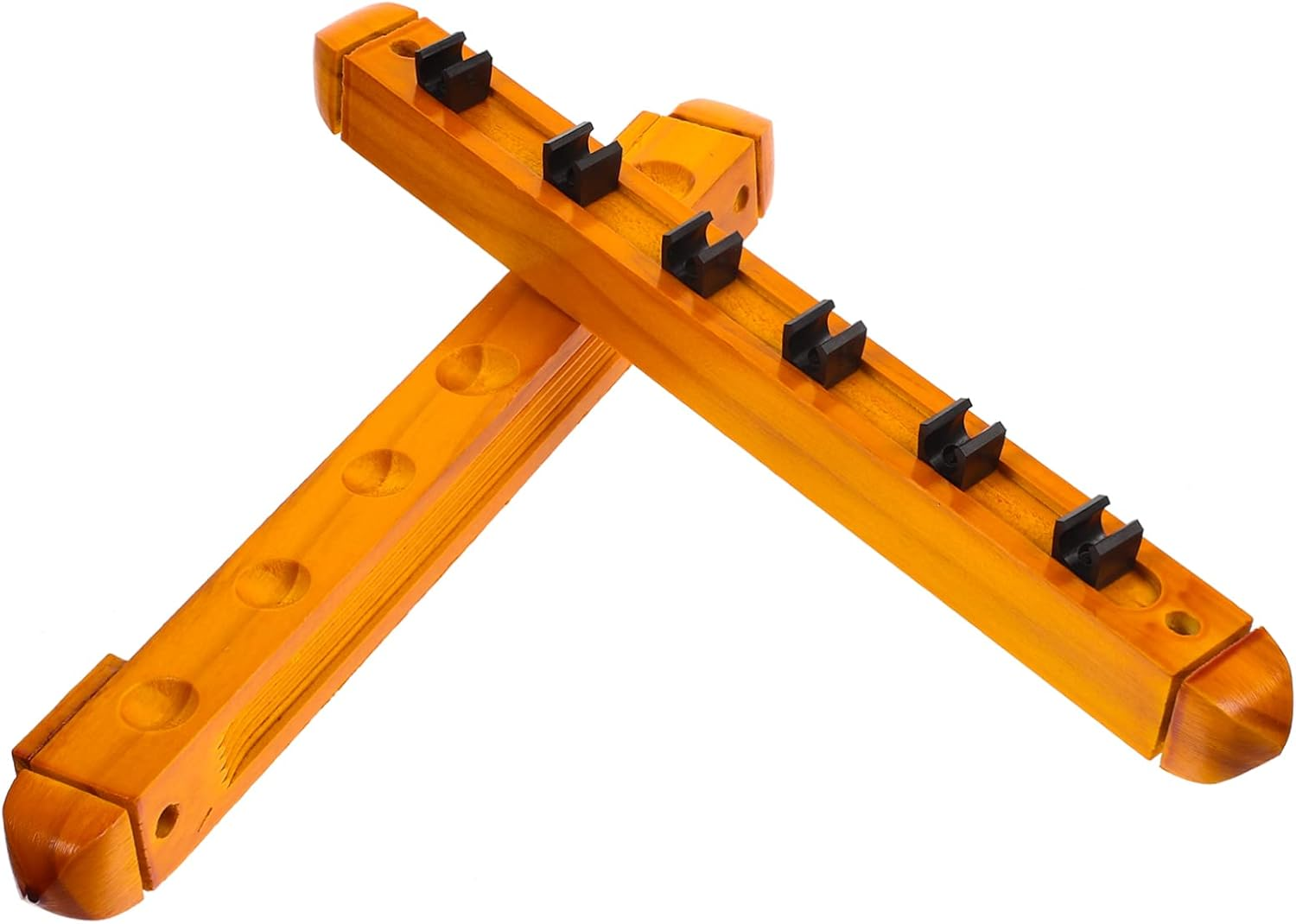 NAMOARLY 1Set Delicate Wall-Mounted Billiard Cue Rack Holder for Cues Versatile Storage and Display for Pool Sticks and Stylish Design