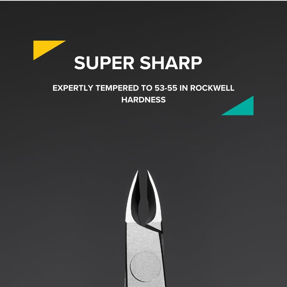 Rui Smiths Professional Carbon Steel Cuticle Nippers for Home Users, French Handle, Double Spring, 6Mm Jaw (Full Jaw) image number 1