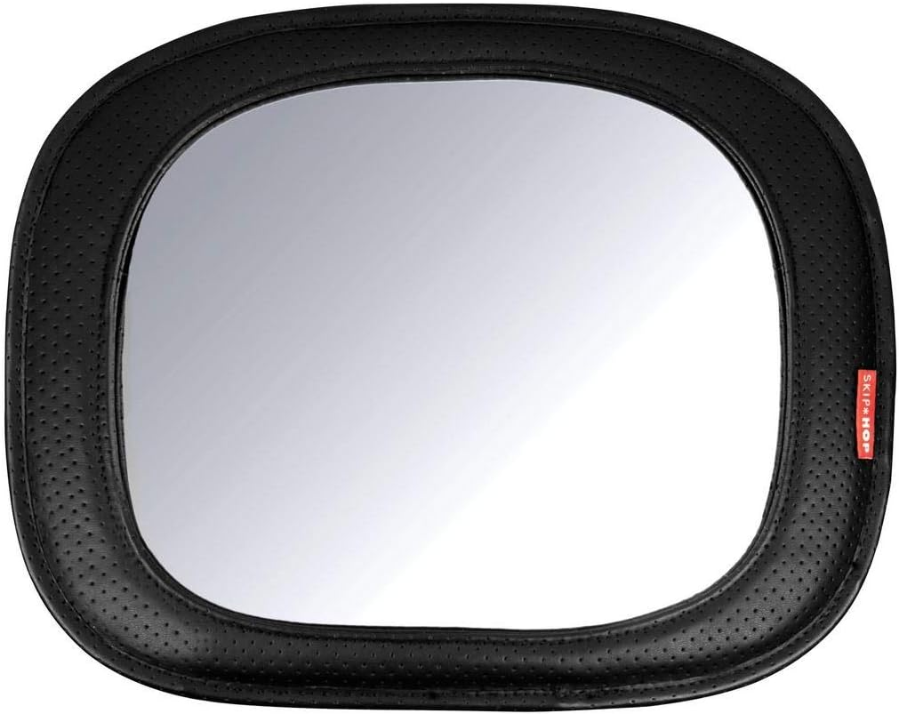 Skip Hop Style Driven Backseat Baby Car Mirror, Black
