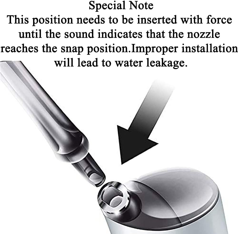 HX8032 Airfloss Replacement Nozzles Fit for Philips Sonicare Airfloss Ultra Hx8331/Hx8332/Hx8340/Hx8341/Hx8381/Hx8401,Generic Soniccare Airfloss Replacement Heads