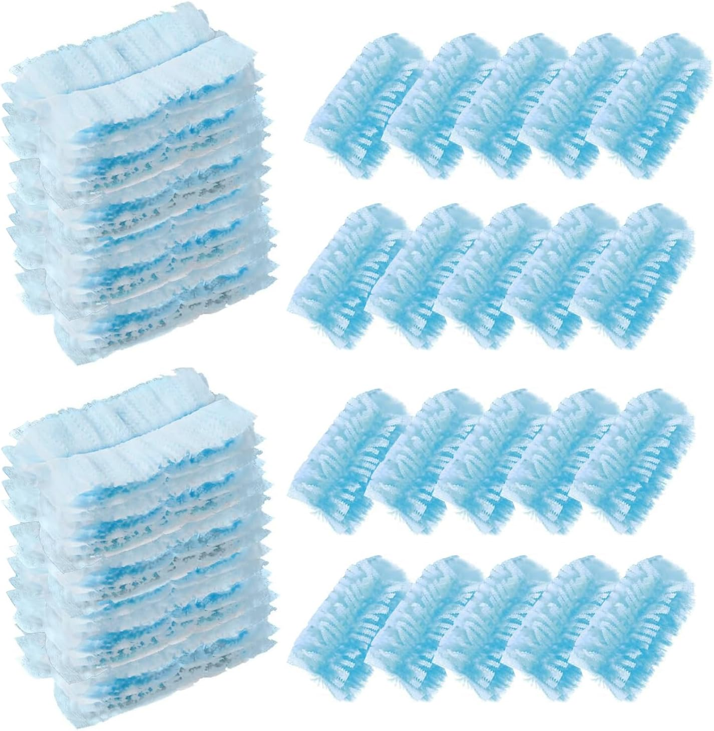 KMAKII Duster Refills Heavy Duty Dusting Heads for Universal Duster Handles Home Cleaning Blue 20 Pack