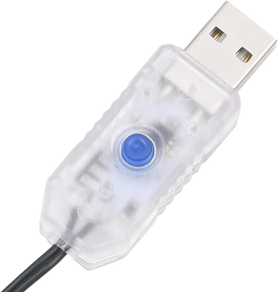 Light String with 400 Leds 40 M 8 Light Effects Warm White Outdoor Decor Lighting image number 4