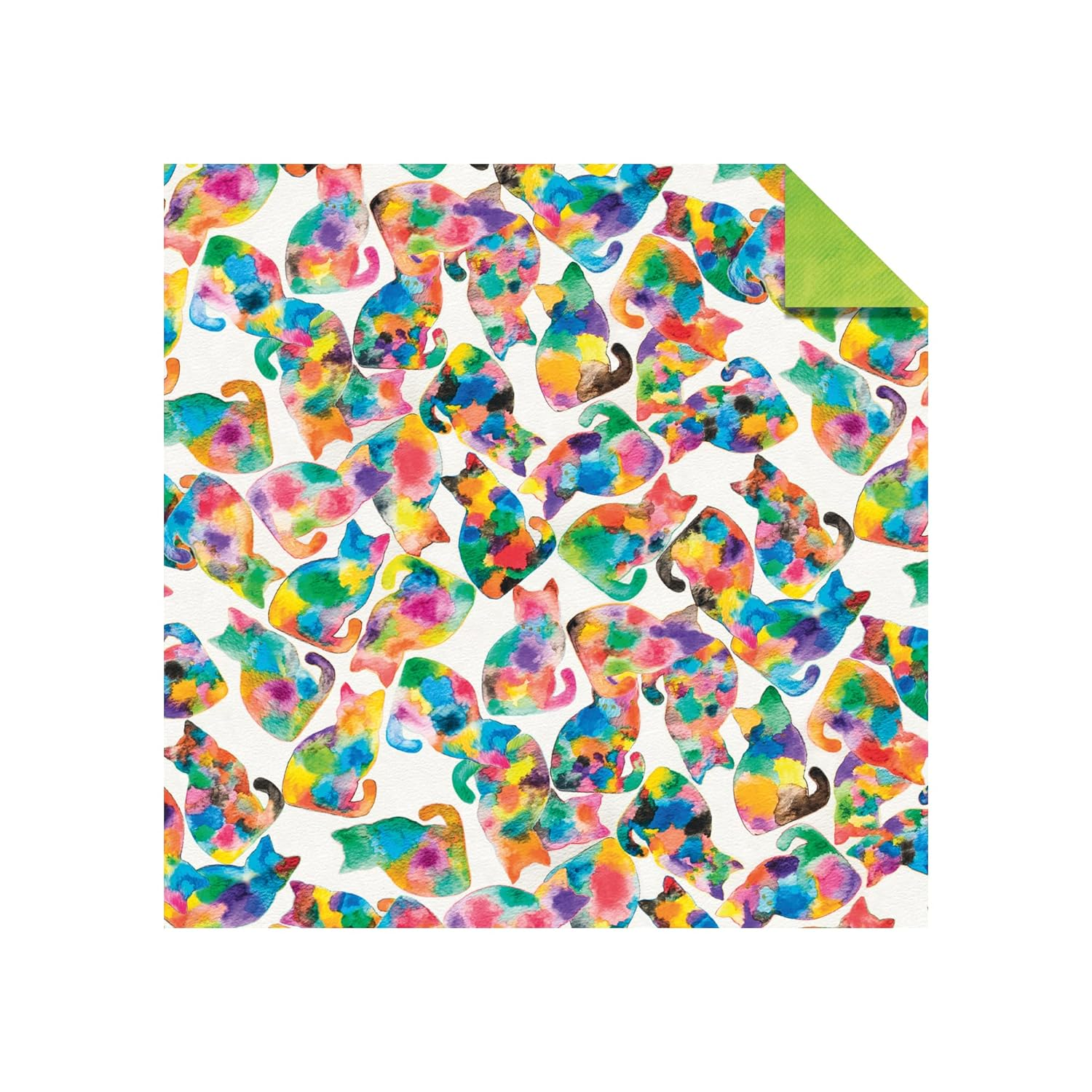 Origami Paper 500 Sheets Rainbow Watercolors 6" (15 Cm): Tuttle Origami Paper: High-Quality Double-Sided Origami Sheets Printed with 12 Different Designs (Instructions for 5 Projects Included) image number 1