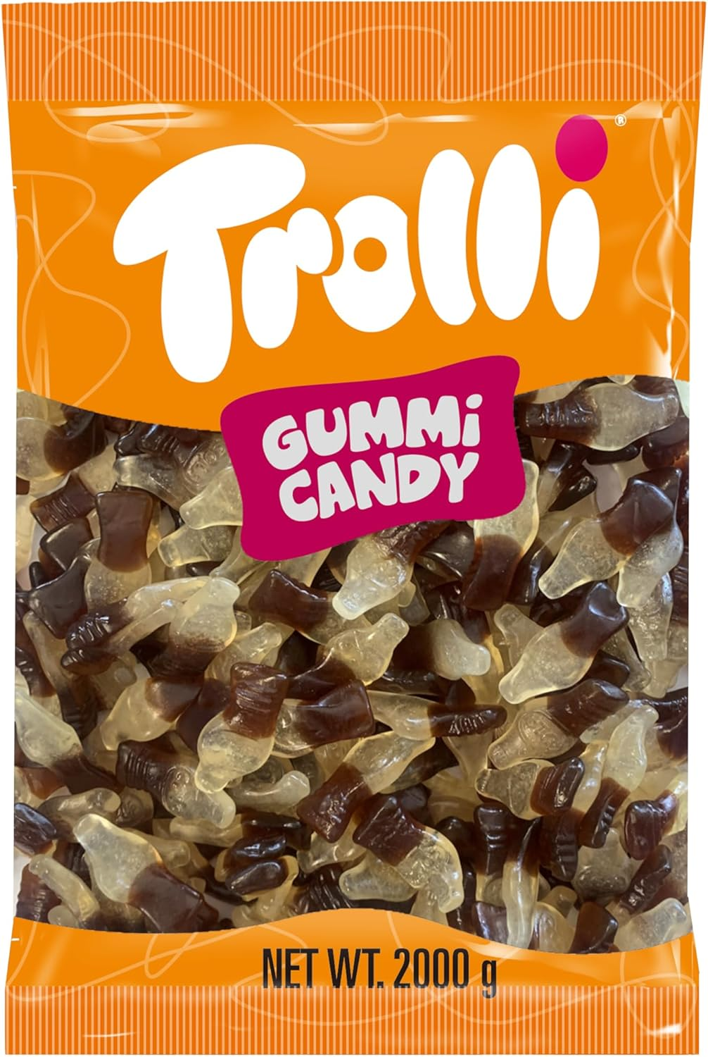 Trolli Oil Cola Bottle Candy, 2 Kg image number 1