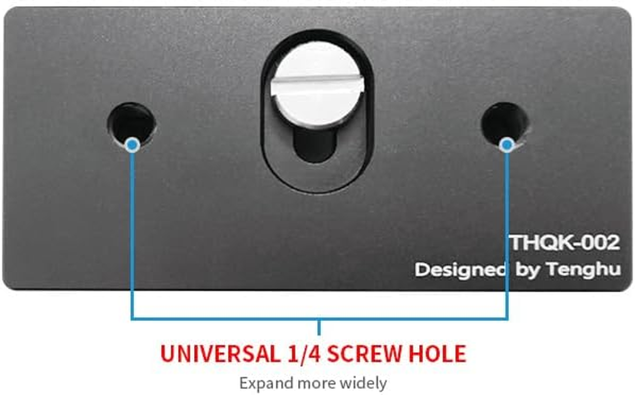 Camera Tether Cable Clamp Block Curve Tether with Arca Quick Release Plate Protector Tools for Camera SLR DSLR Tripod Ball Head image number 5