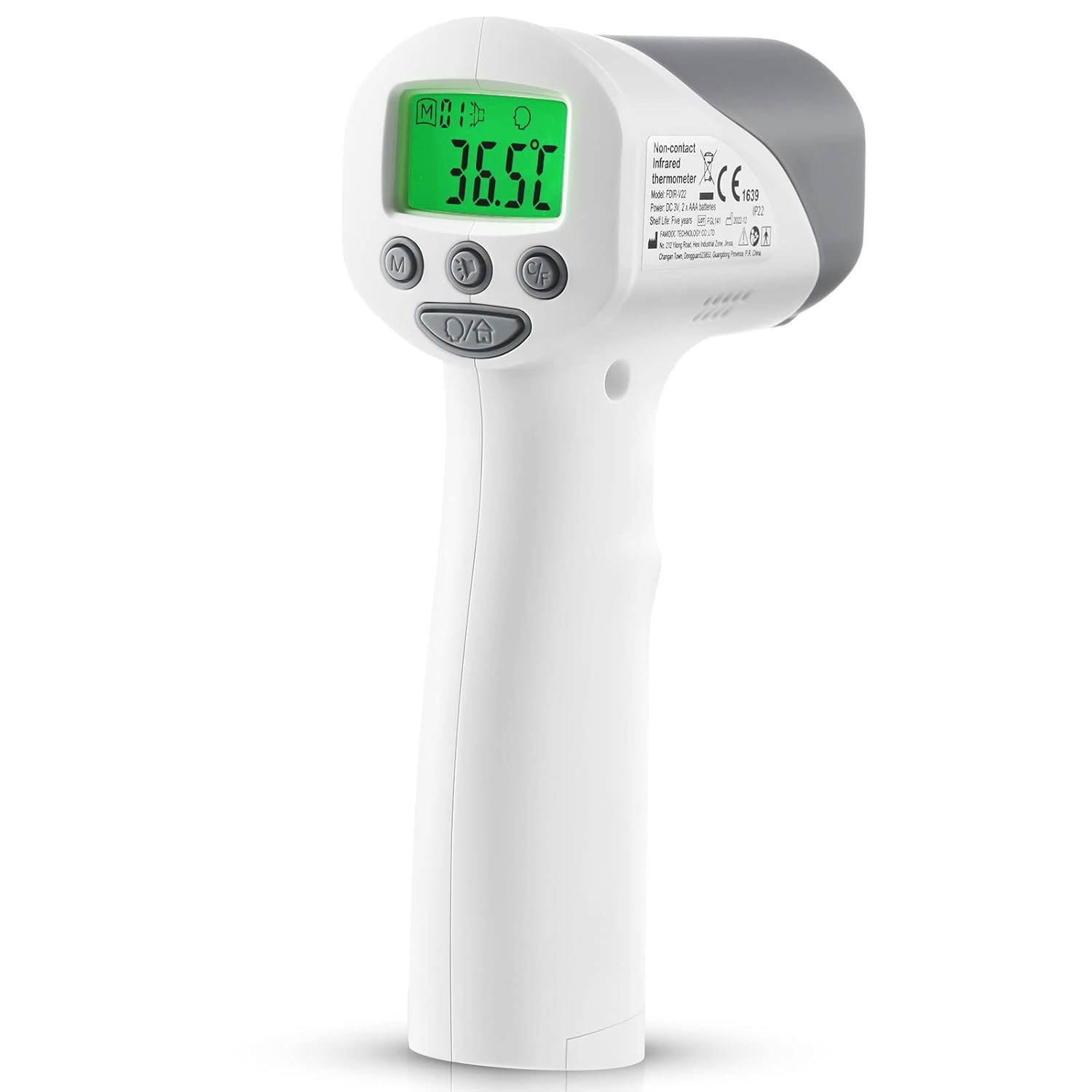 Non-Contact Infrared Thermometer with Digital LCD Display, Professional Precision Digital Thermometer for Baby Kids and Adults image number 3