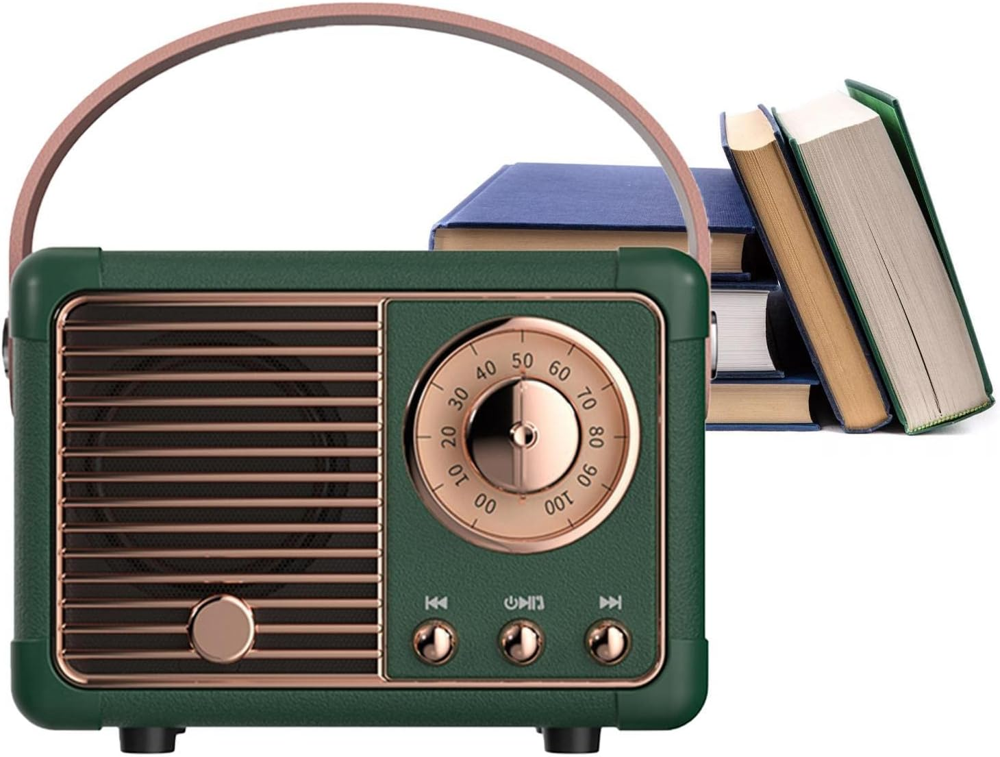 Retro Radio - Retro Decor with Stereo Sound Rich Bass - Blue-Tooth 5.0 Heavy Bass Music Player, 4-5H Long Playtime, Outdoor Speaker for Home, image number 1