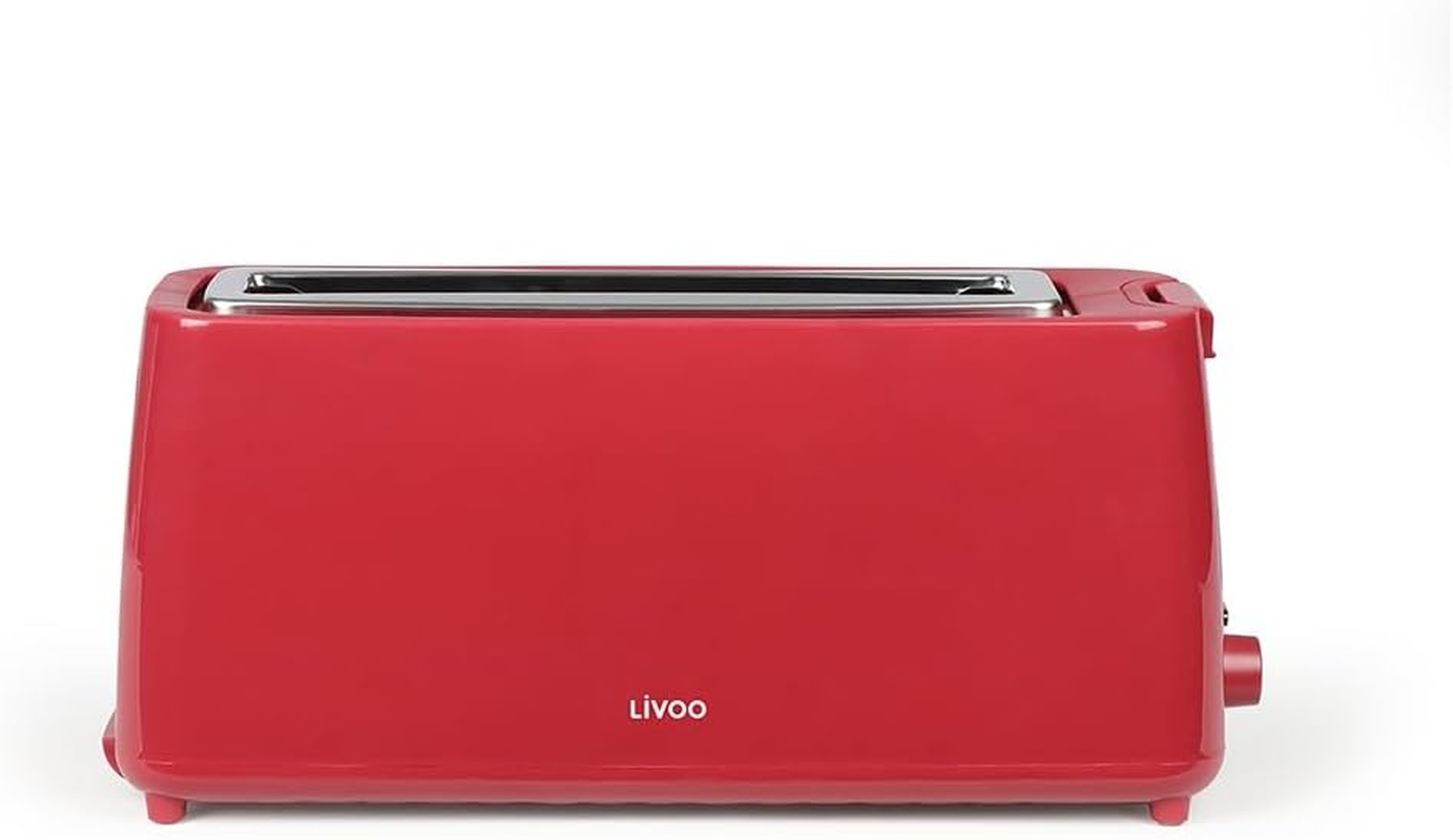 Toaster 1 Slot 750-900W Red - DOD168RC image number 1