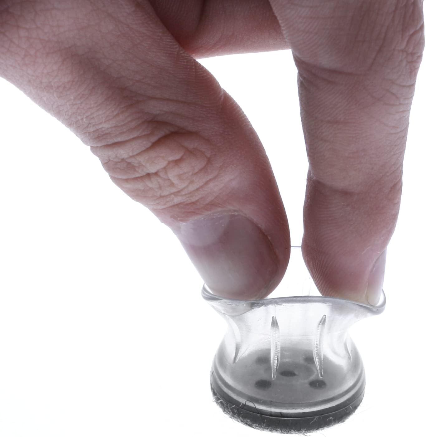 Slipstick Gorillafelt Chair Leg Floor Protectors for Hardwood Floors, Clear Sleeve Felt Pads for Furniture That Stay On, Fits round & Square Legs, Includes 8 Premium Transparent Chair Socks, CB182 image number 1