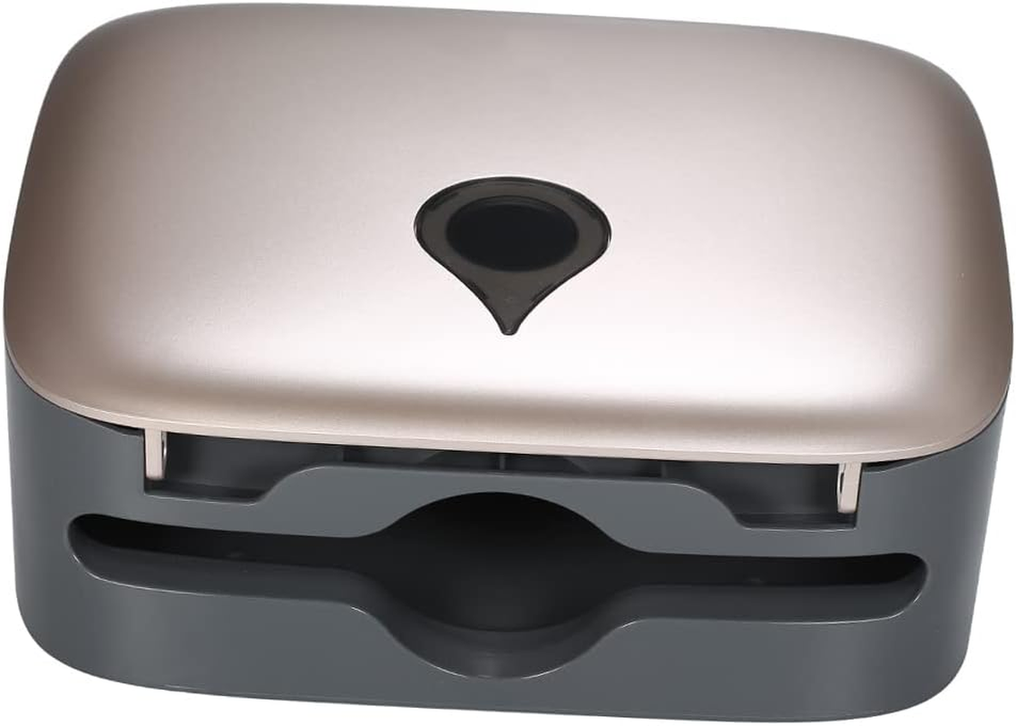 Hand Towel Dispenser, No Drilling Wall Mounted C-Fold Hand Towel Dispenser Hanging Toilet Paper Tissue Dispenser Holder for Hotel Food Service Facilities-Champagne Gold Champagne Gold