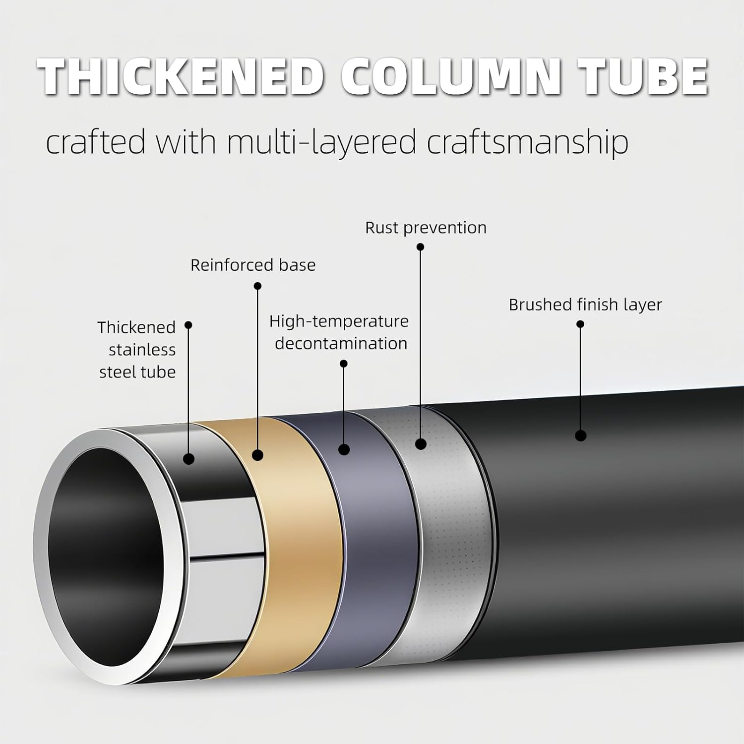 Toilet Paper Holder Stand with Reserve Stainless Steel Paper Roll Holder Stand for Bathroom, Kitchen Free-Standing Toilet Paper Holder with Storage Function image number 3