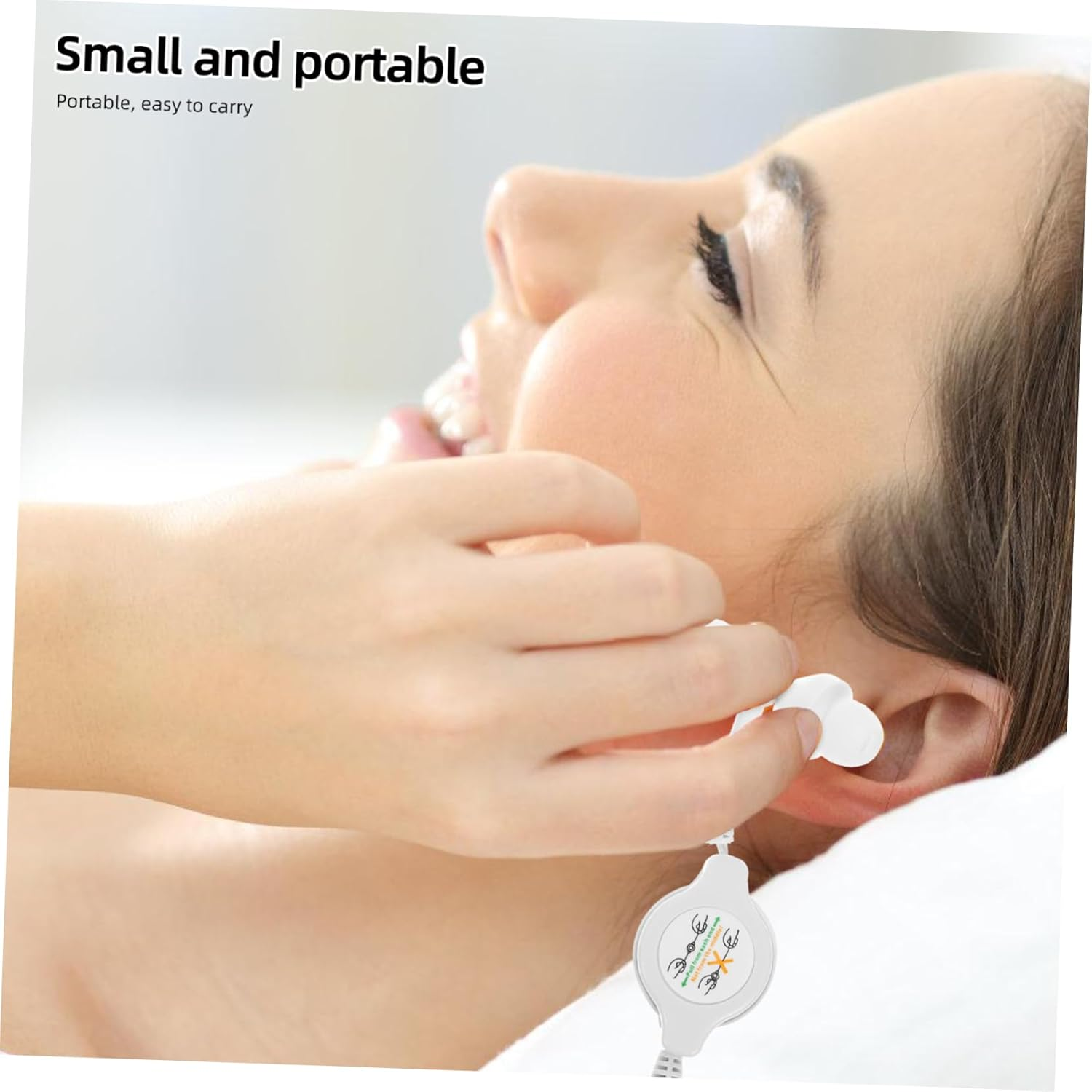 KALLORY Retractable Wired Earbuds Compact In-Ear Headphones for Players Smartphones and Tablets Lightweight Design for Pocket Use image number 5