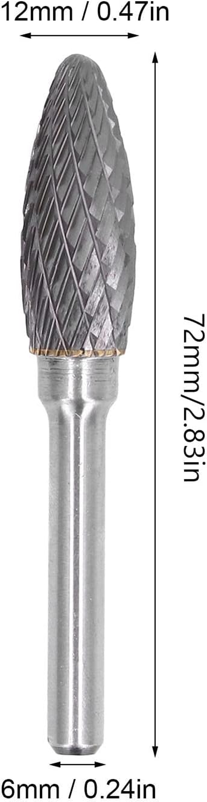 Burr Double Cut Grinder Tool Metal Chamfering Grooving Practical Application Machinery Aviation image number 6