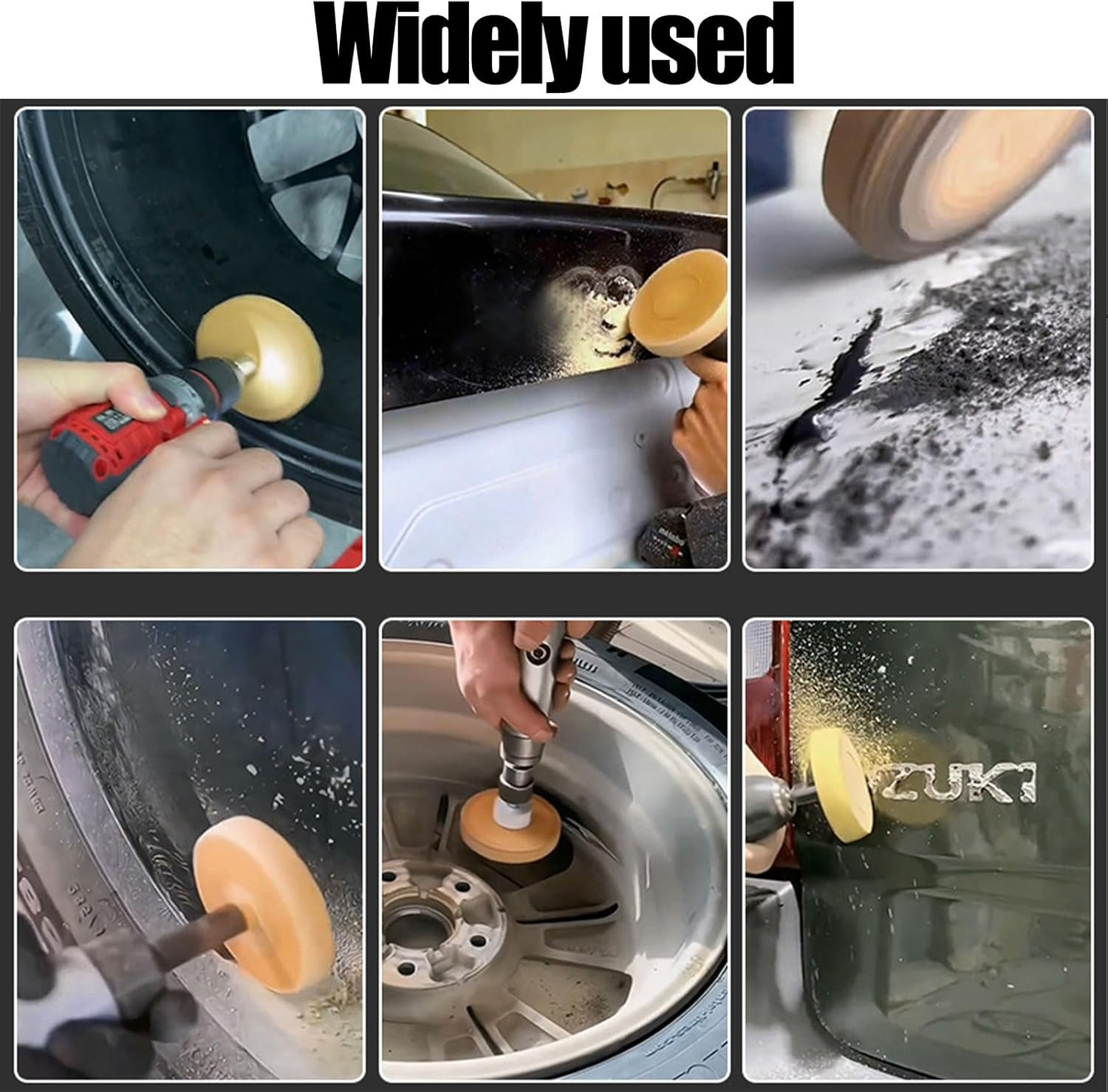 Foil Eraser, Eraser Disc, Rubber Sticker Remover, Foil Eraser, for Removing Films and Residues from Vehicles, Cars or Motorcycles, with 1 Scraper and 20 Replacement Blades image number 6