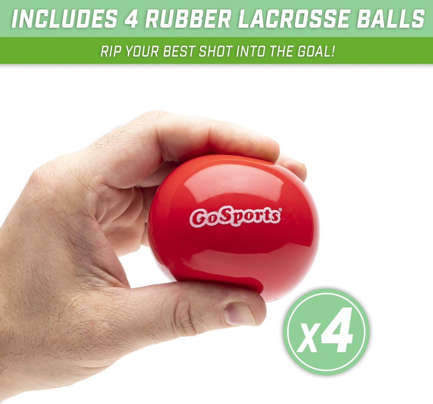 Gosports Splash Hoop 360 & Splash Pass Floating Pool Games - Choose between Basketball, Football and Lacrosse - Set Includes Hoop, Balls and Pump image number 4