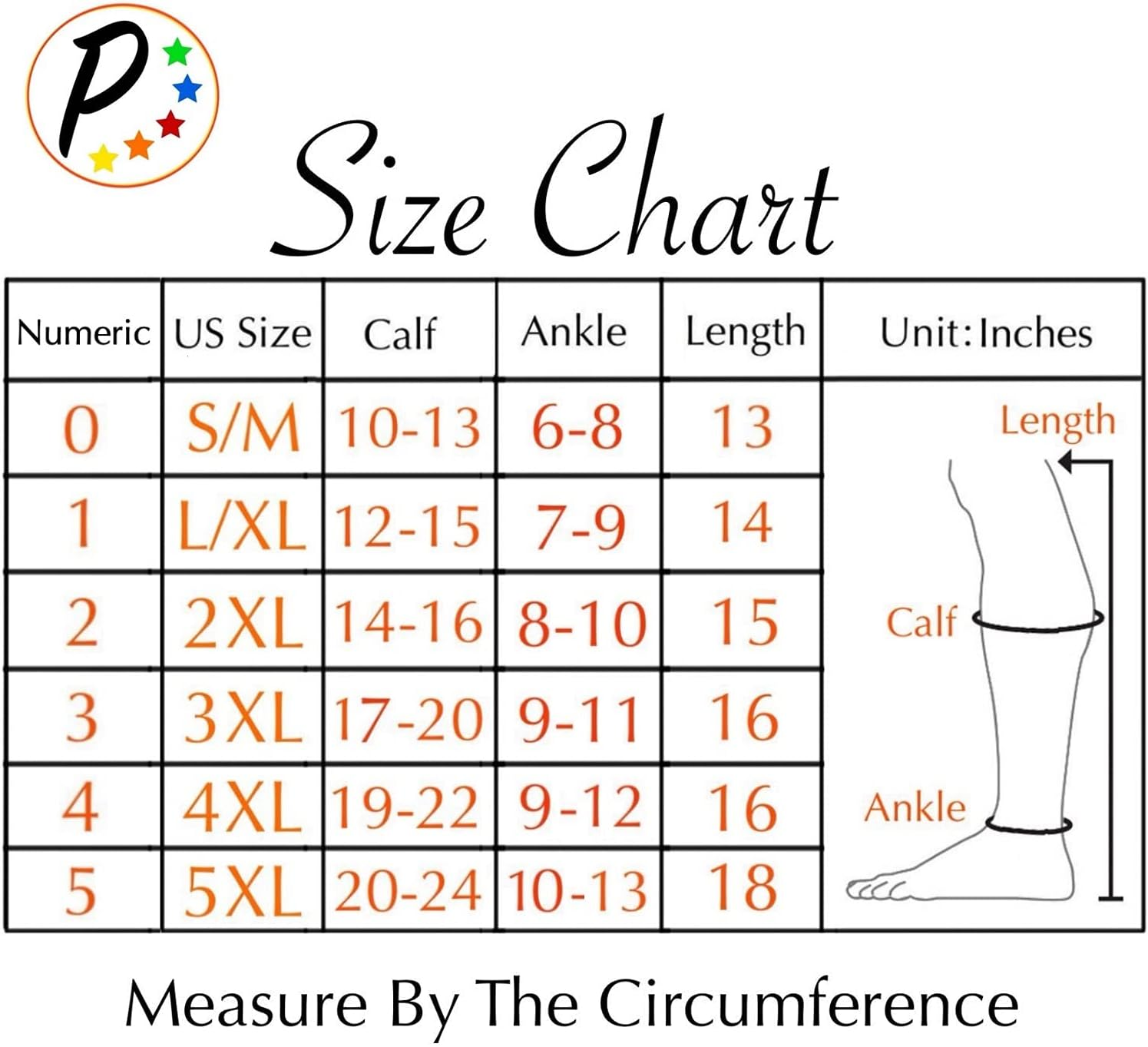 Presadee Closed Toe 30-40 Mmhg Extra Firm Zipper Compression Leg Swelling Socks image number 3